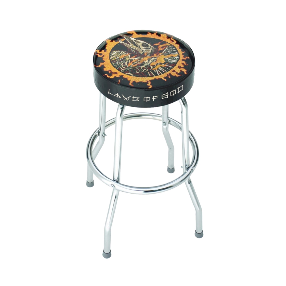 Rocksax Lamb Of God - Omens Bar Stool - Black